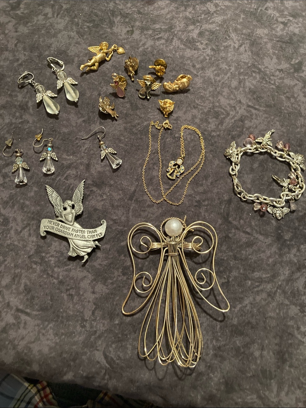 Angel Jewelry & Trinket Lot